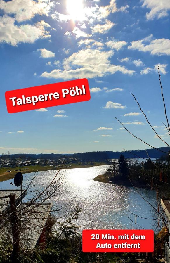Ferienwohnung "Blick Mylau" - Naehe Freizeitpark Plohn & Weltgroesster Ziegelsteinbruecke Райхенбах-ім-Фогтланд Екстер'єр фото