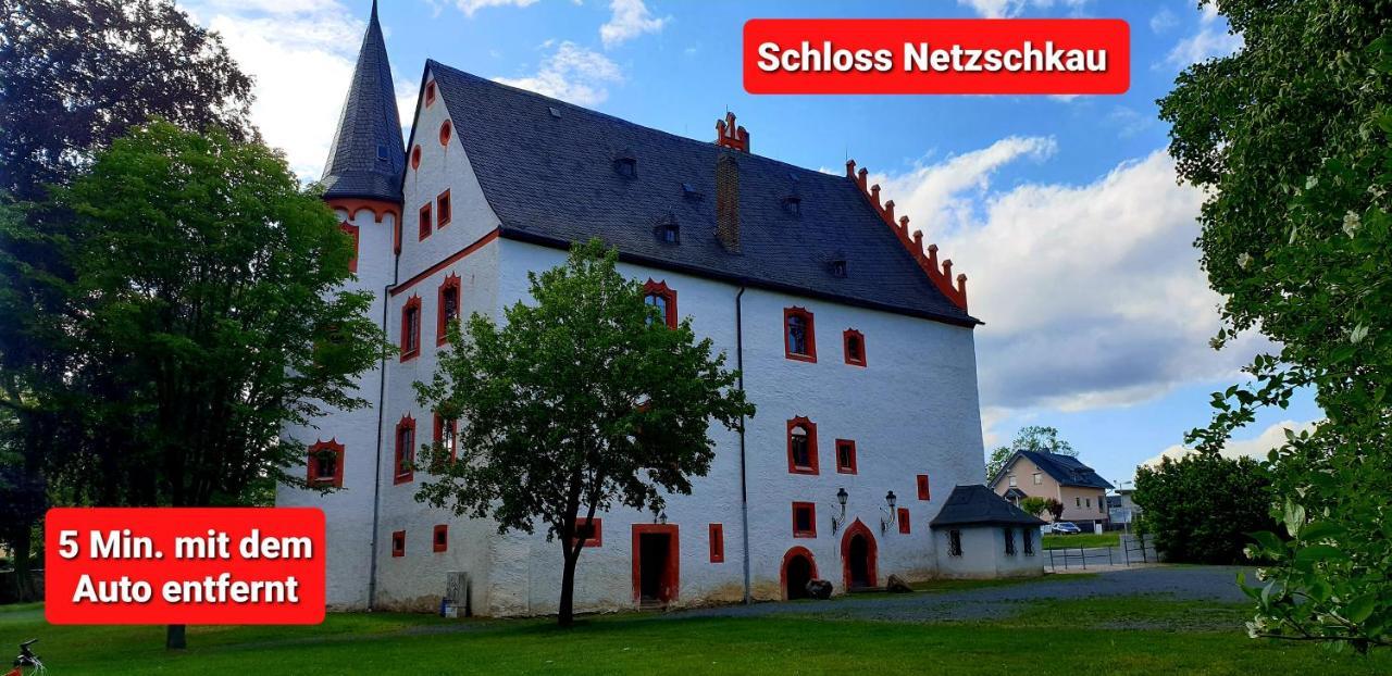 Ferienwohnung "Blick Mylau" - Naehe Freizeitpark Plohn & Weltgroesster Ziegelsteinbruecke Райхенбах-ім-Фогтланд Екстер'єр фото